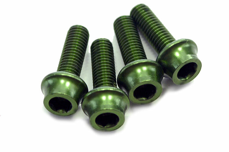 Lightweight Alloy Bottle Cage Bolts Set - M5x15mm Cycling Accessories