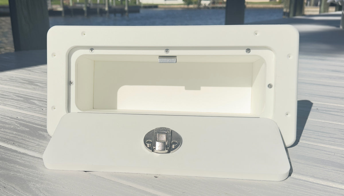 Marine Boat Storage Box Custom Starboard Locking Glove Box for Marine Use