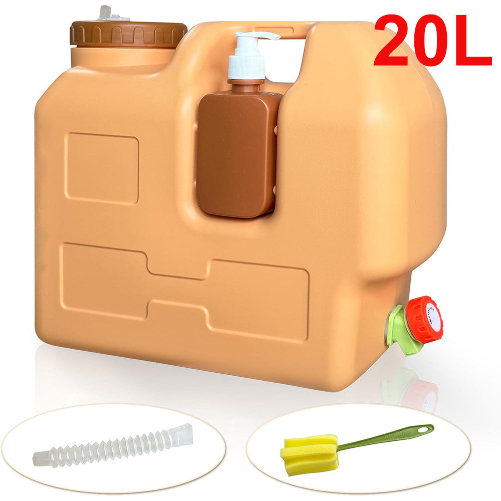 5 Gallon Water Container with Spigot BPA Free Camping Water Jug