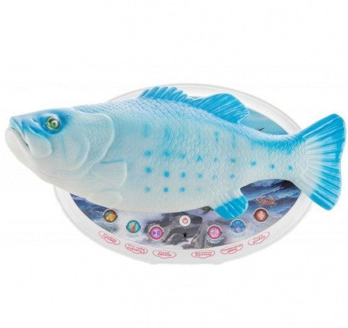 Interactive Singing Fish Toy with Moving Head & Melodies - Russian Version