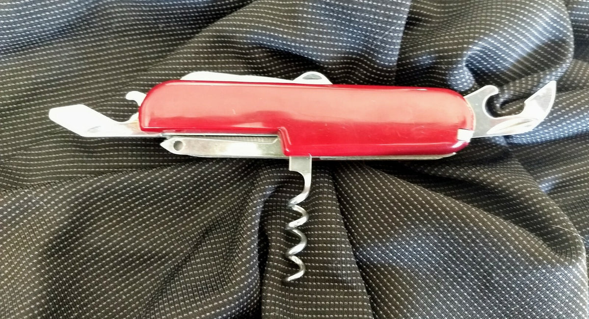 Camping Pocket Knife with 13 Tools - Multi-Tool for Outdoors & Hiking