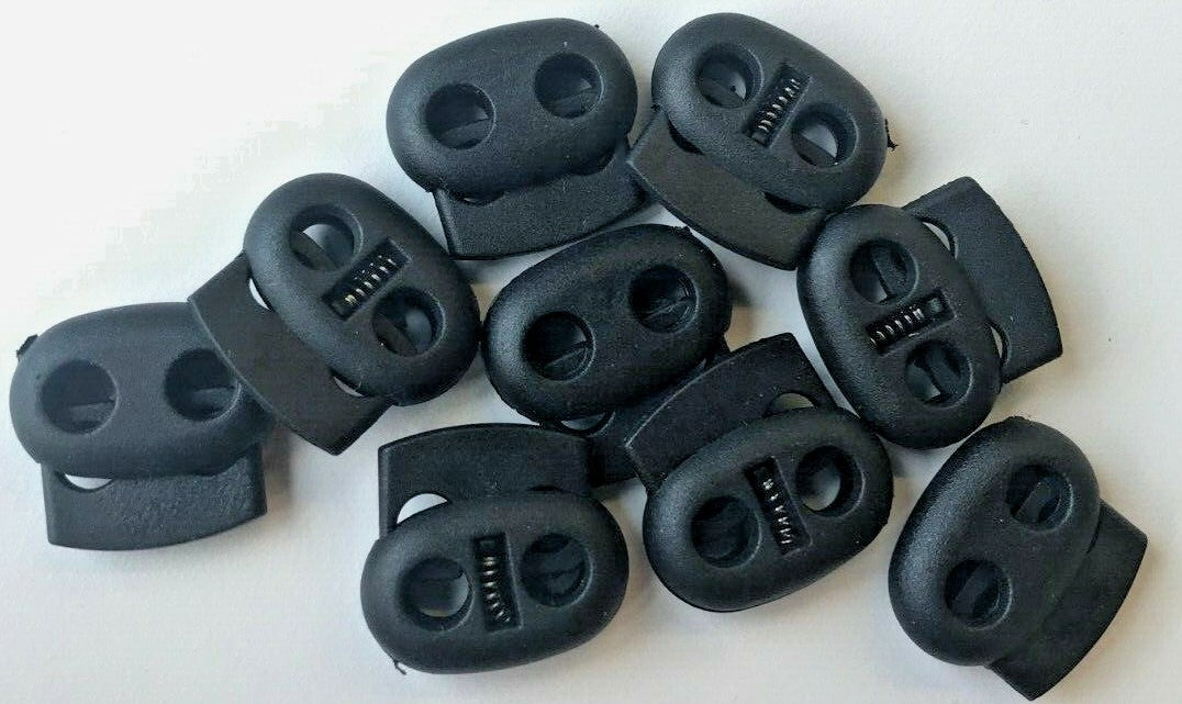 Oval Cord Lock Toggle Barrel Stop End for Rope and Cable Management
