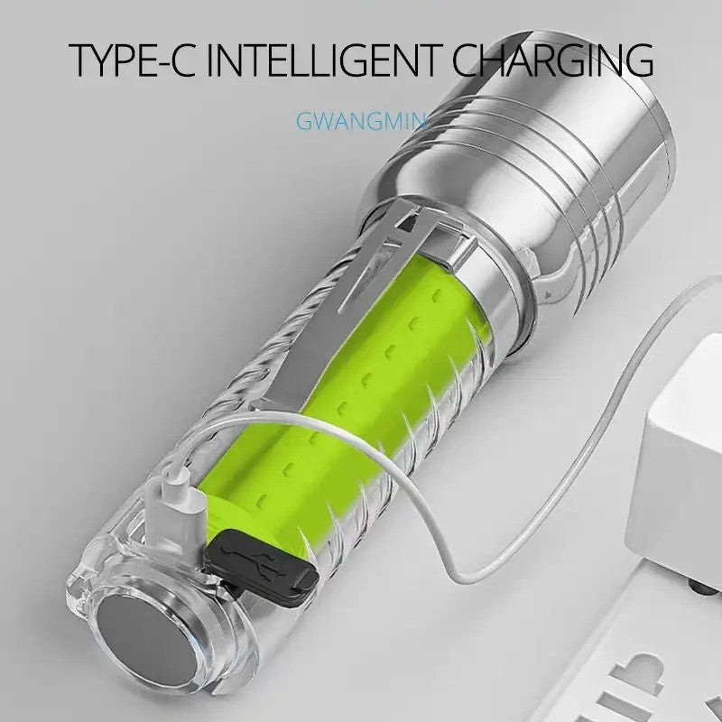 Rechargeable LED Tactical Flashlight for Camping Outdoor Hiking