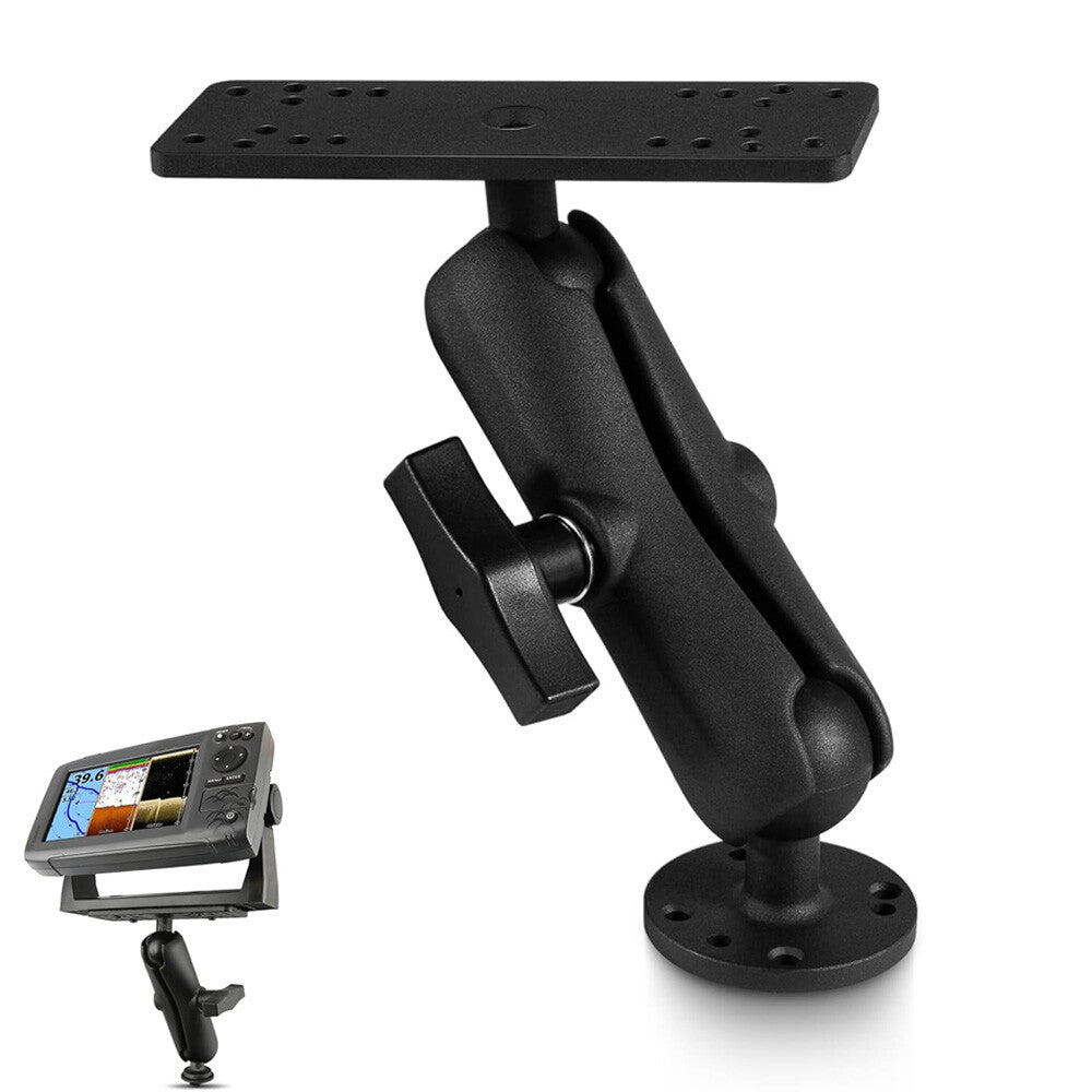 Marine Fish Finder Mount with 1.5 Inch C Size Ball Universal Fit for Garmin Lowrance Humminbird