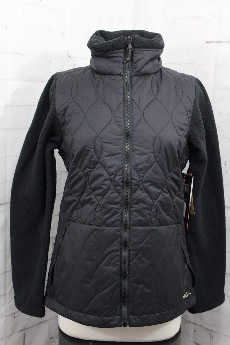686 Women's Thermal Hybrid Mid-Layer Jacket Black Size Medium