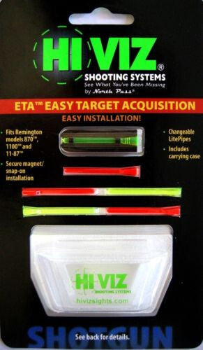 Remington Shotgun Front Sight with Fiber Optic Pipes for 870 1100 11-87