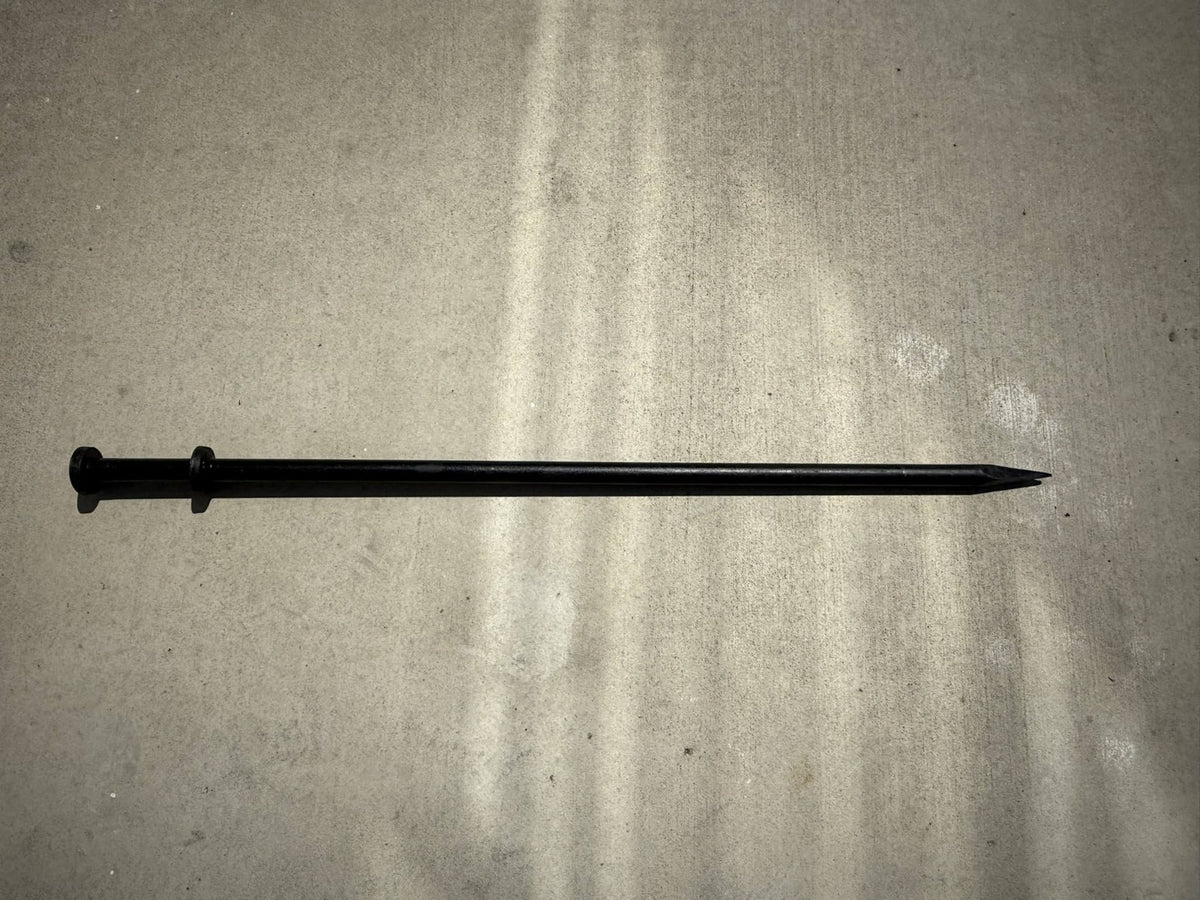 Commercial Steel Tent Stakes 1x40 Inch Heavy-Duty Ground Spikes