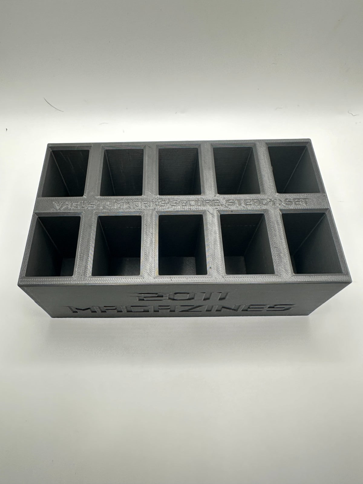 Heavy Duty 10-Slot Magazine Holder for 1911 / DS1911 Double-Stack Mags