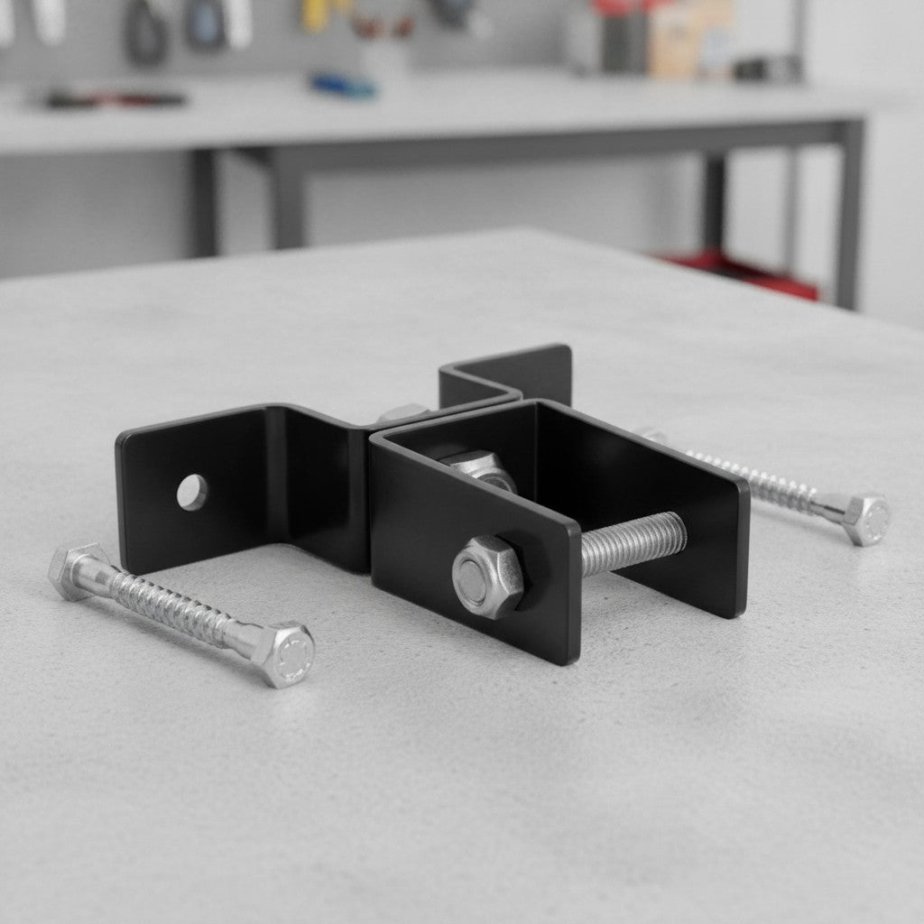 Adjustable Ceiling Hook for Punching Bags Steel Beam Clamp Indoor Outdoor Gym Equipment
