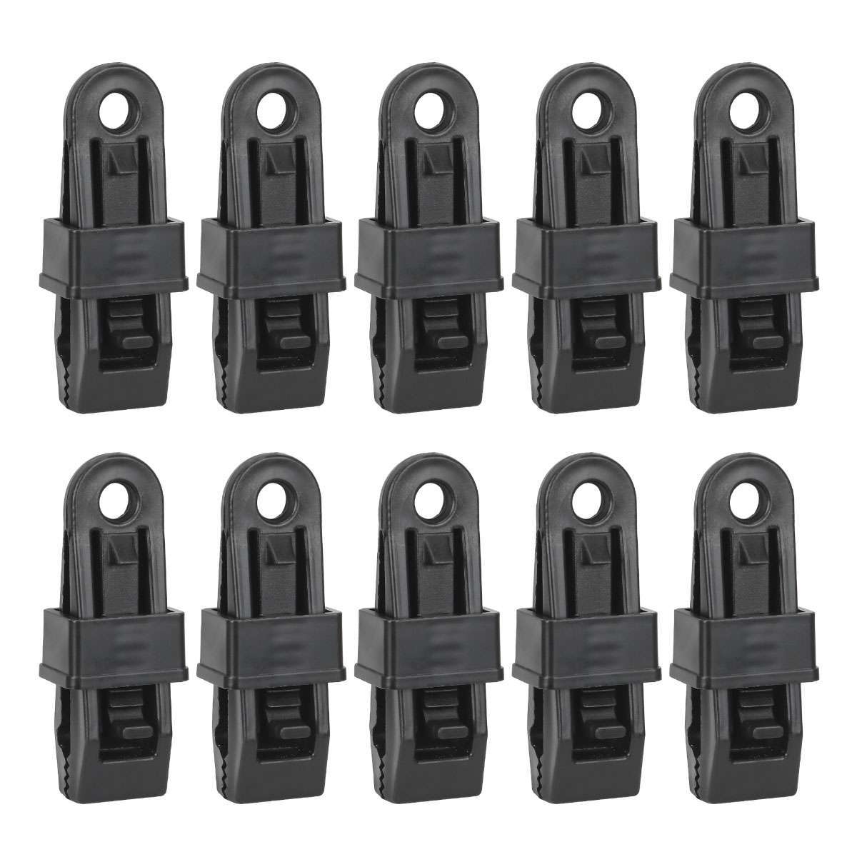 Heavy Duty Tarp Clips Pack of 10 or 20 - Non-Slip Locking Fasteners for Tarps & Canopies