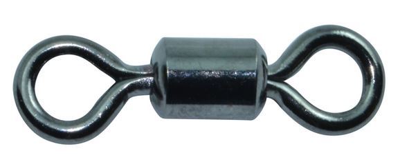 Fishing Swivels Pack of 50 - Stainless Steel, Stealth, Tournament Legal