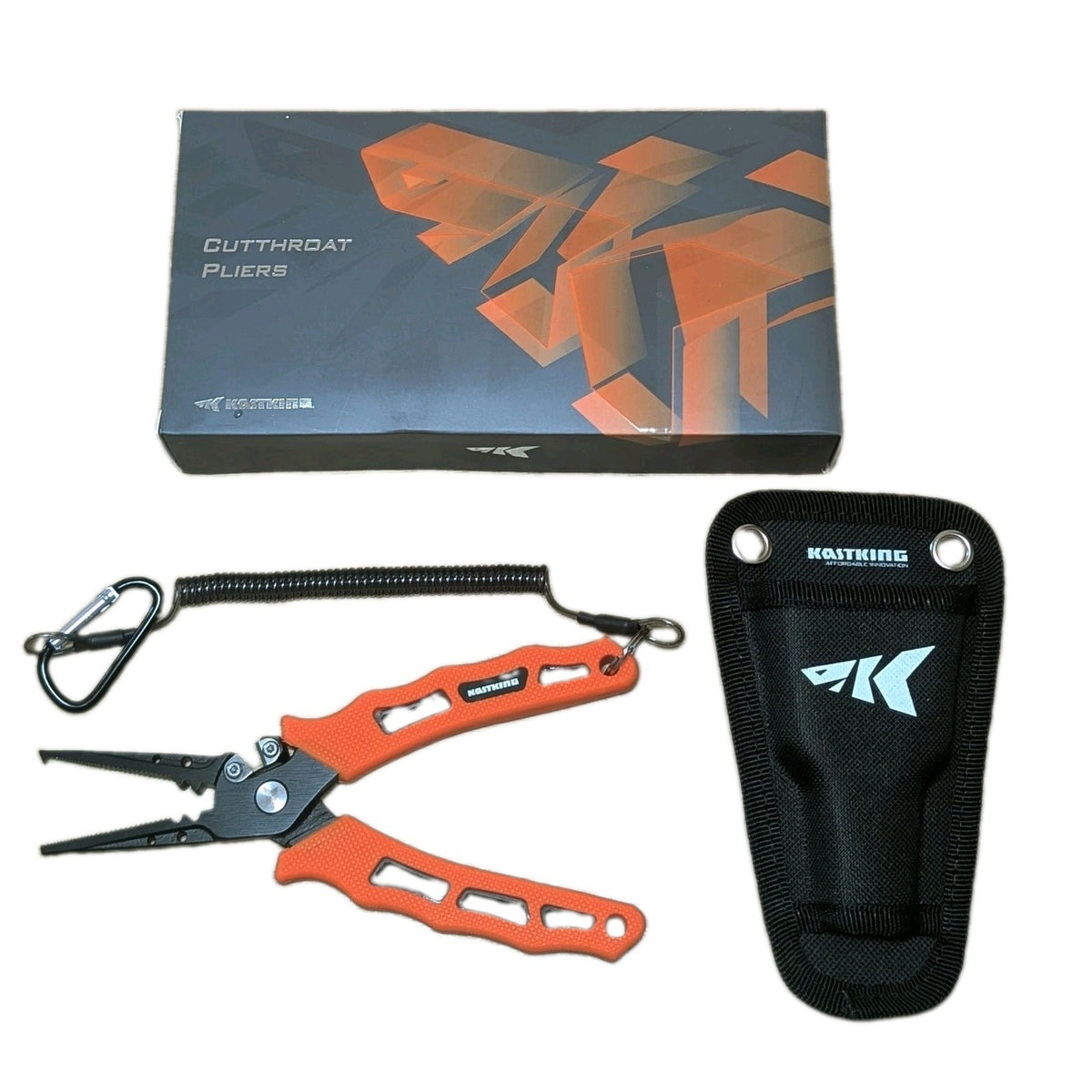 Fishing Pliers 7 Inch Saltwater & Freshwater Stainless Steel with Sheath & Lanyard