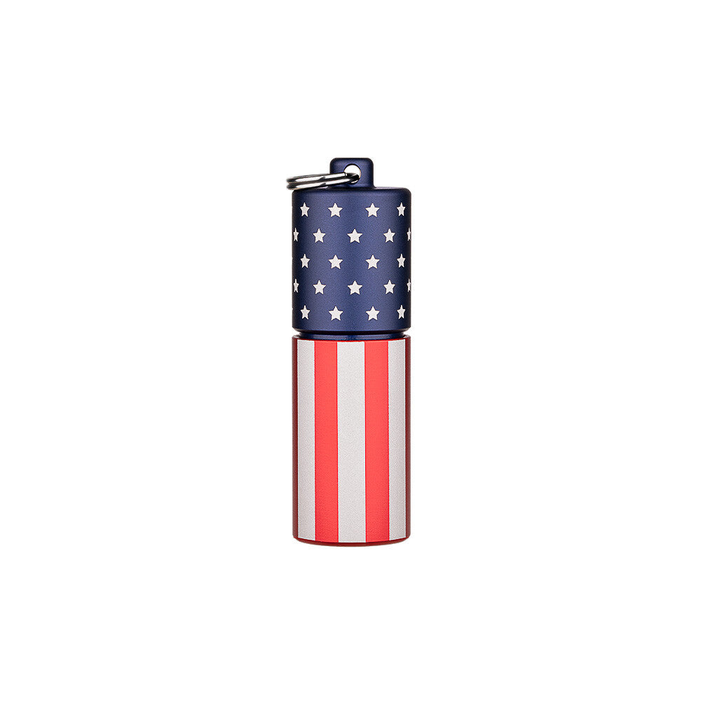 Rechargeable Keychain Flashlight - Compact 180 Lumen EDC Light with USB-C
