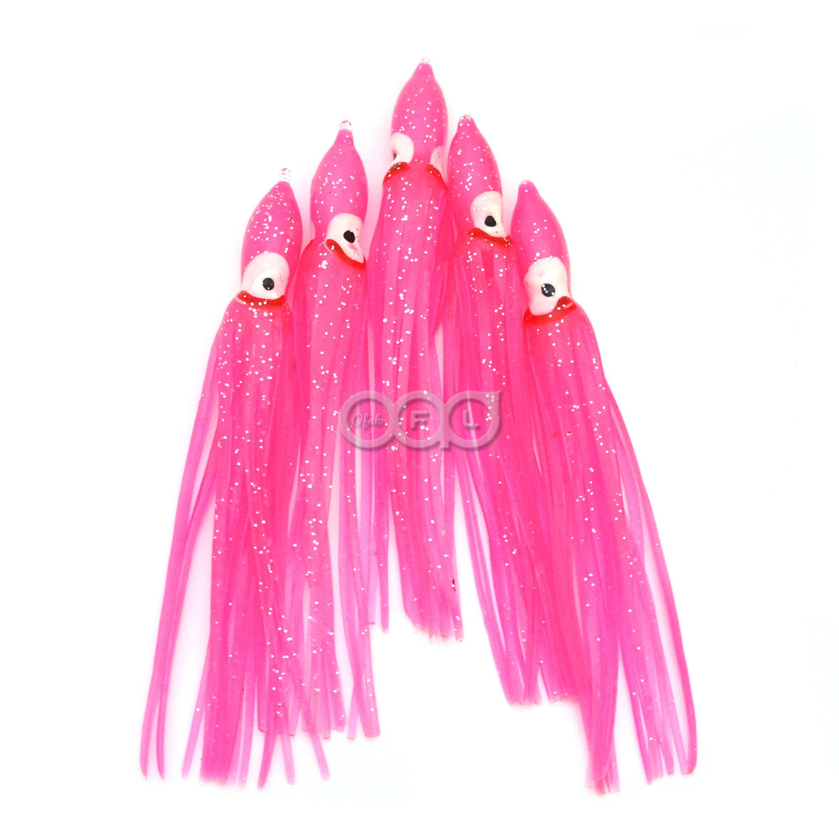 Artificial Soft Plastic Fishing Skirts 4.5-inch Octopus Fish Lures Bait Lot