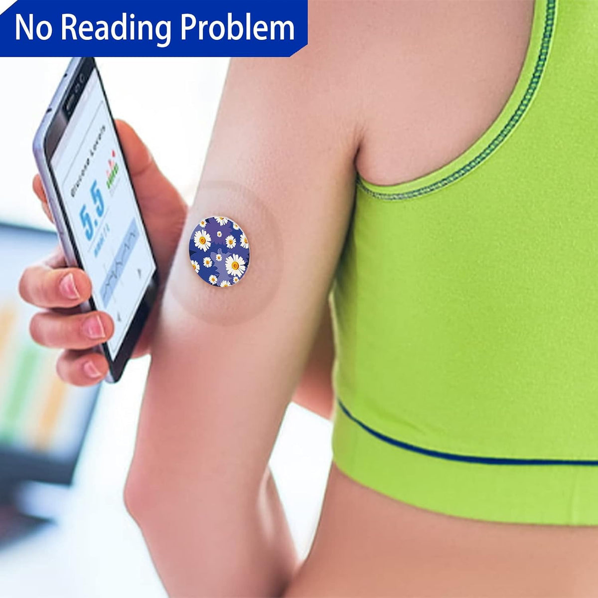 Waterproof Sensor Covers Set for Libre 3 Plus - 40 Pack Sticky Patches & Stickers