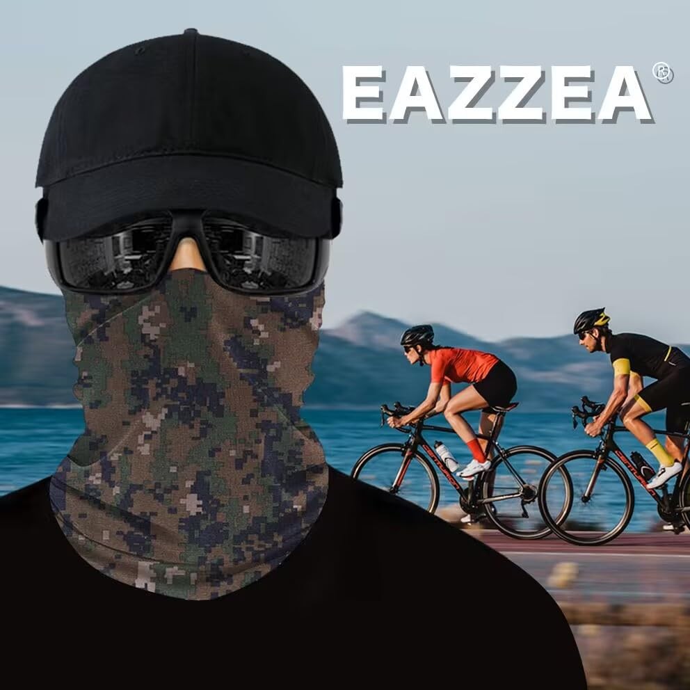 Balaclava Face Mask 6-Pack Breathable Neck Gaiters for Men & Women