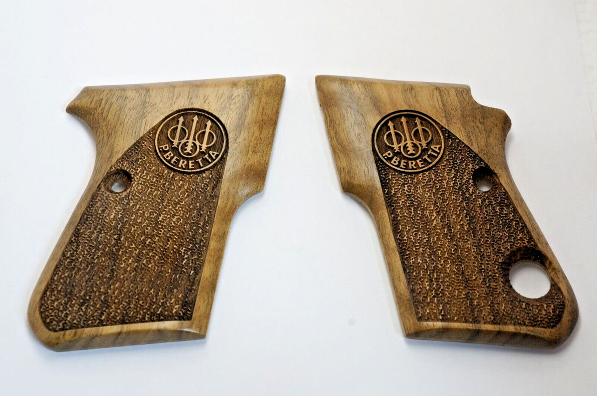 Custom Walnut Gun Grips for Beretta 950 Series - Handcrafted & Sanded