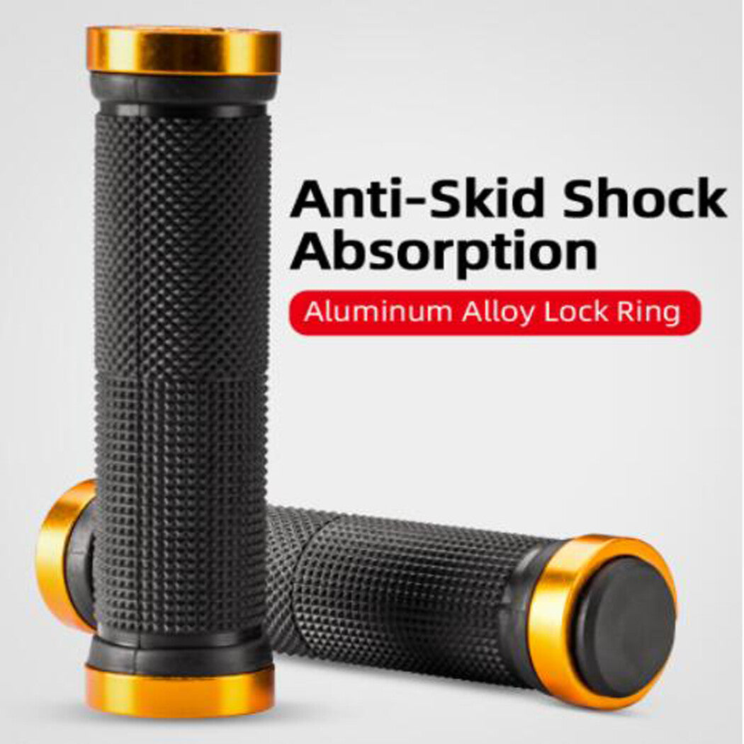 Shock-Absorbing Bicycle Handlebar Grips Anti-Slip Soft Rubber Ergonomic
