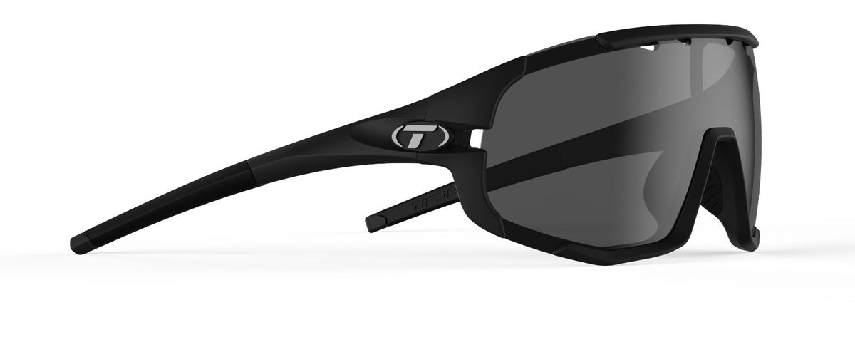 Tifosi Sledge Oversized Sports Sunglasses with Vented Lenses - Matte Black