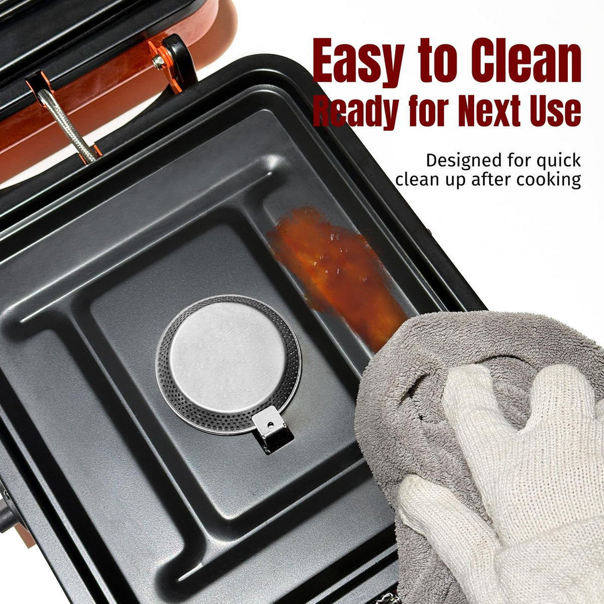 Portable 2 Burner Propane Camping Stove with Windshield, Carrying Case & Hose