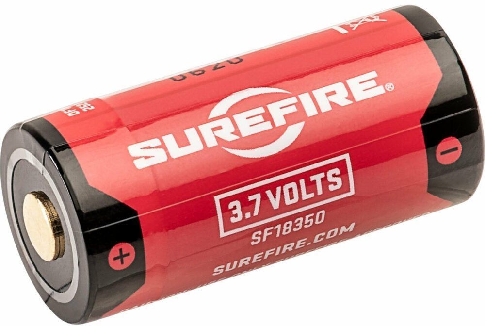 18350 Lithium Ion Battery 1100mAh with USB Charging for Flashlights