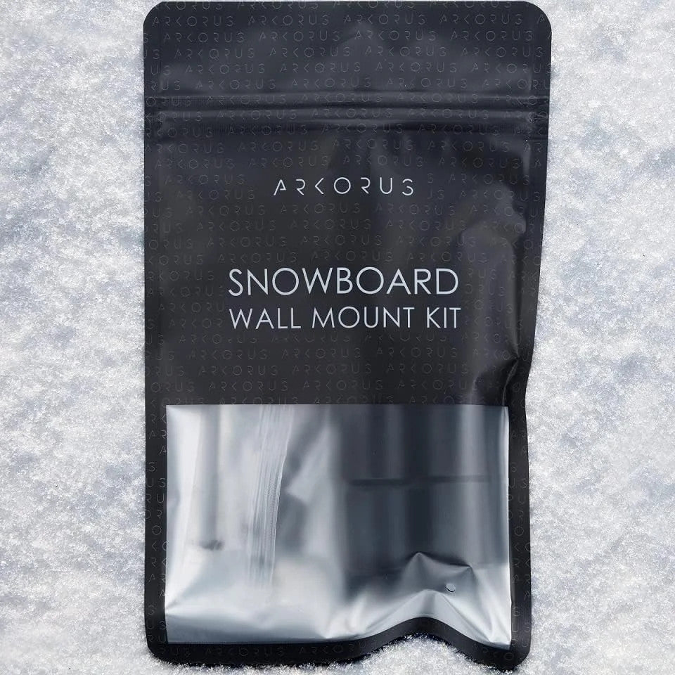 Snowboard Wall Mount Storage Hanger - Edge Safe Modern Design 4 Pack