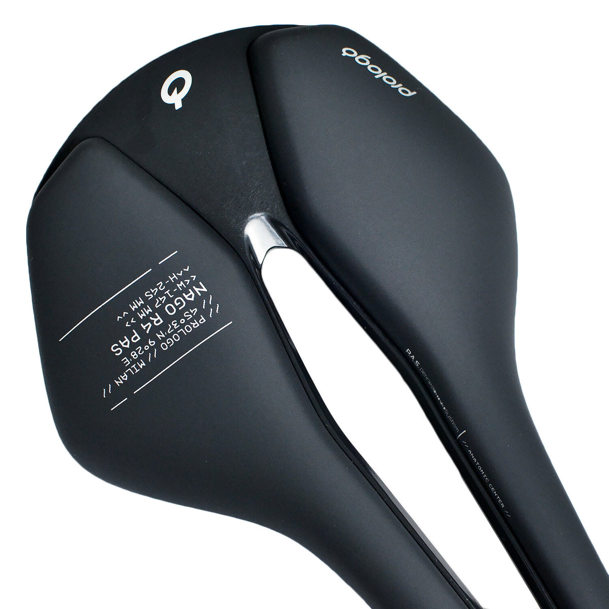 Prologo Nago R4 PAS Road Saddle - TiroX Rail, Black, 245x147mm