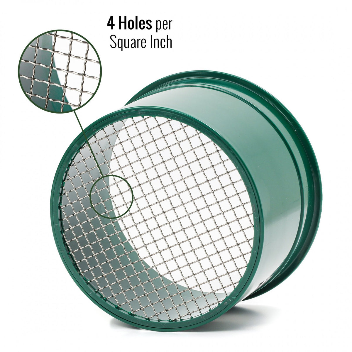 Mini Gold Prospecting Sifting Pan with 4 Holes per Square Inch - 6 Inch