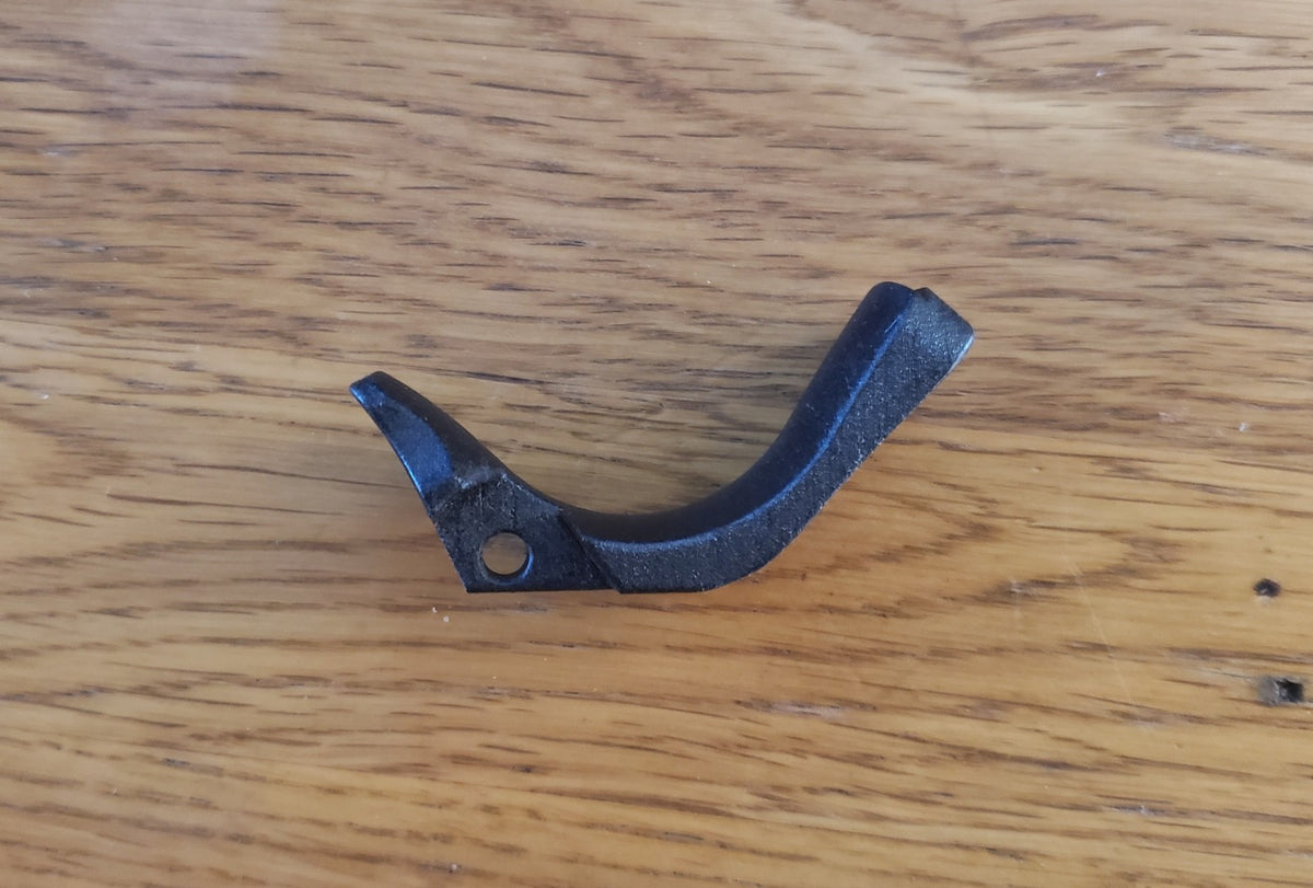 Fixed Compact Beavertail Grip Safety for Pistols - Lightweight Carbon Fiber Reinforced Polymer