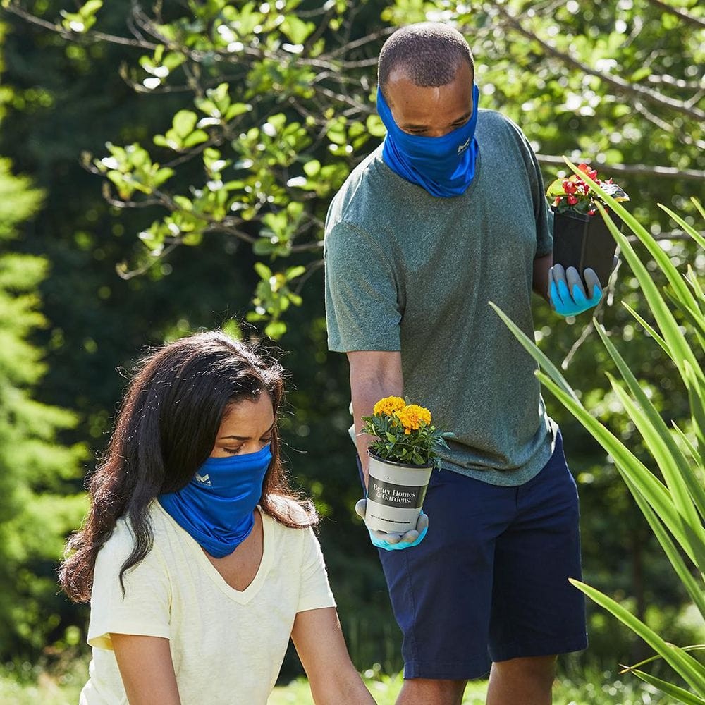 Unisex Hi Vis Yellow Cooling Neck Gaiter - Safety and UV Protection