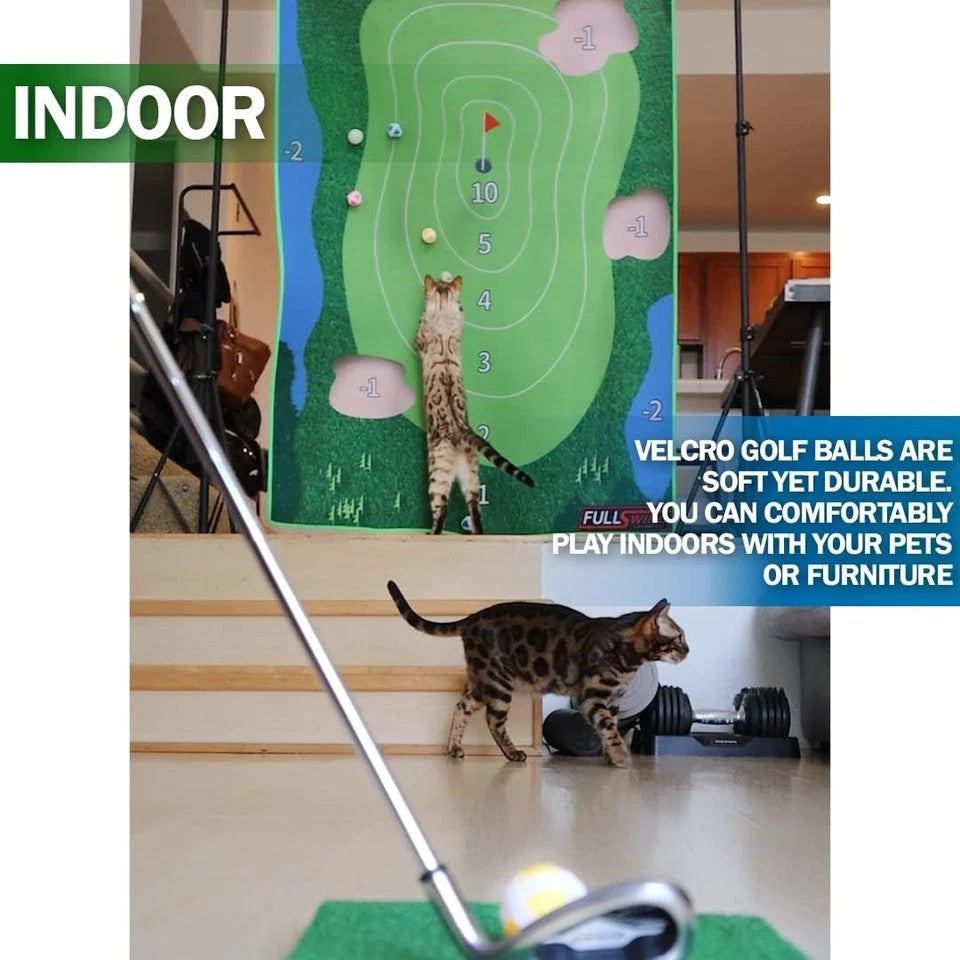 Golf Chipping Game 4x6 Ft Chip Off Challenge & Stick Game - BYOC