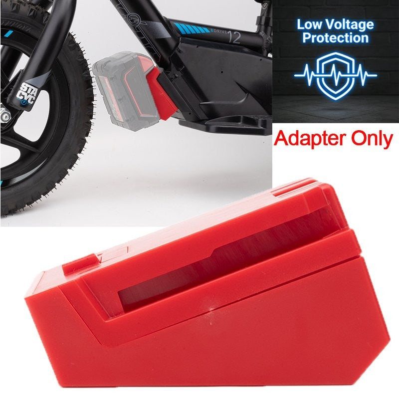 Milwaukee 18V Battery Adapter for Stacyc 12" and 16" Bikes