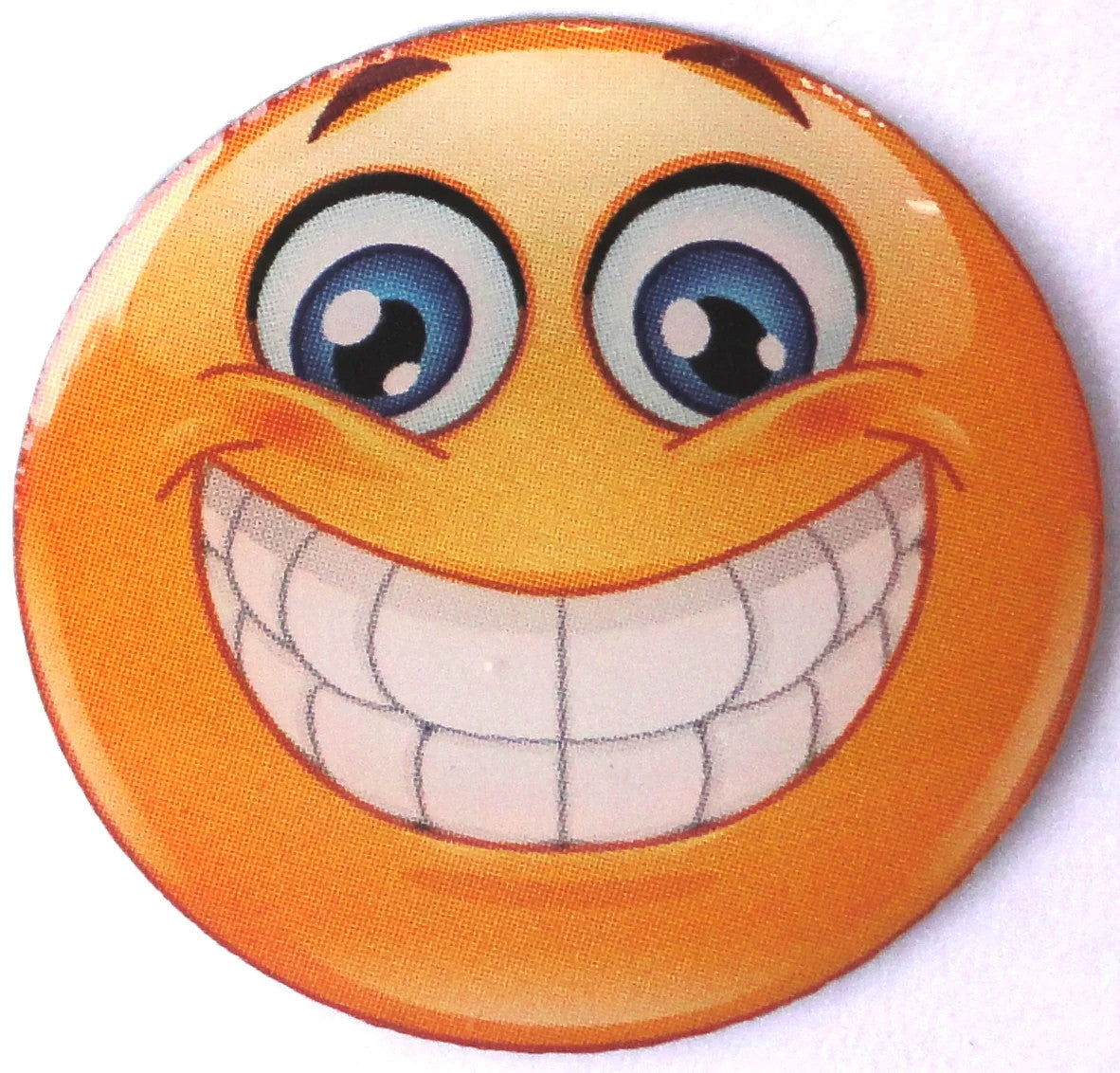 Golf Ball Marker with Smiley Face - Happy Golf Accessory, 1 Inch