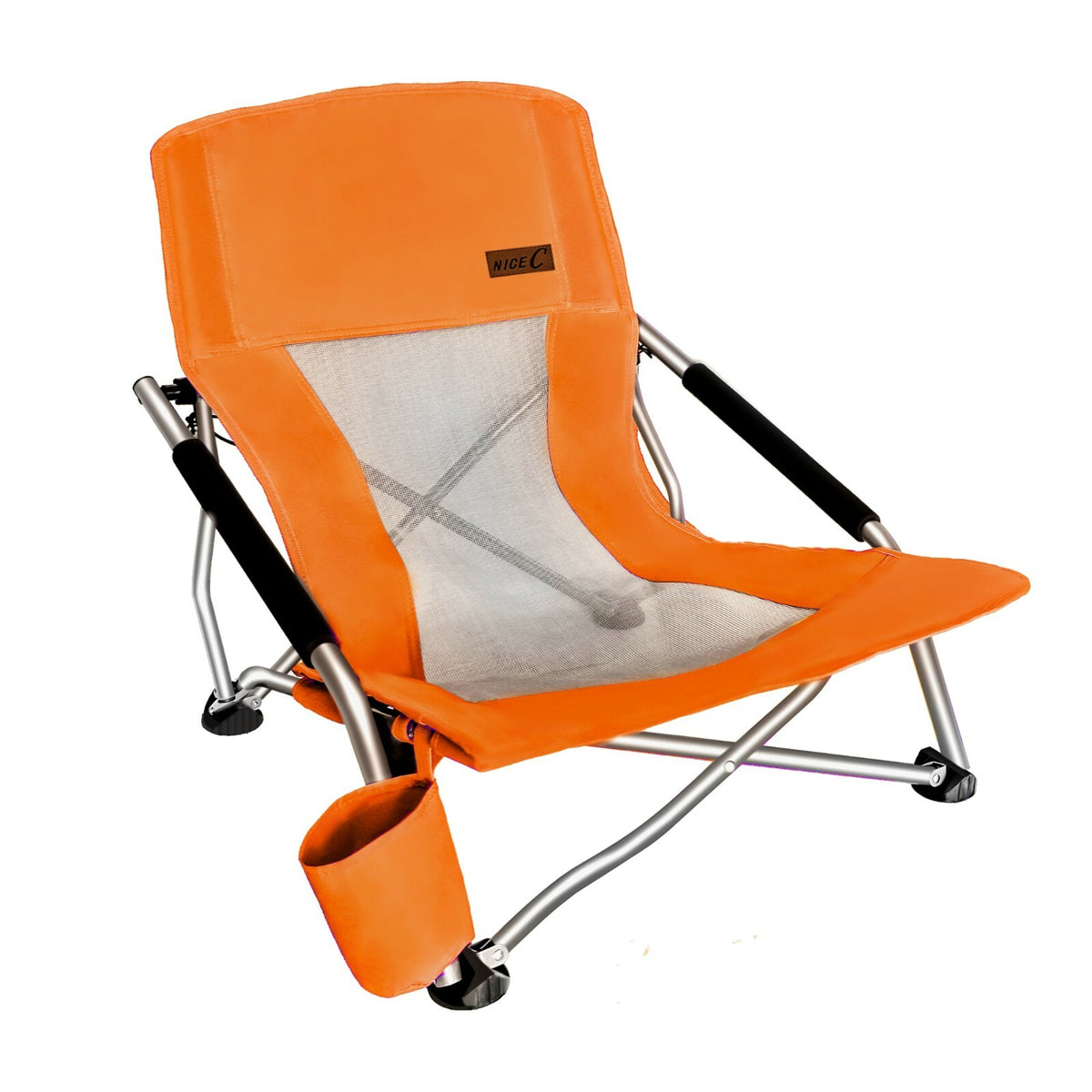 Folding Beach Chair for Adults - Lightweight Portable Camp Chair 1-Pack