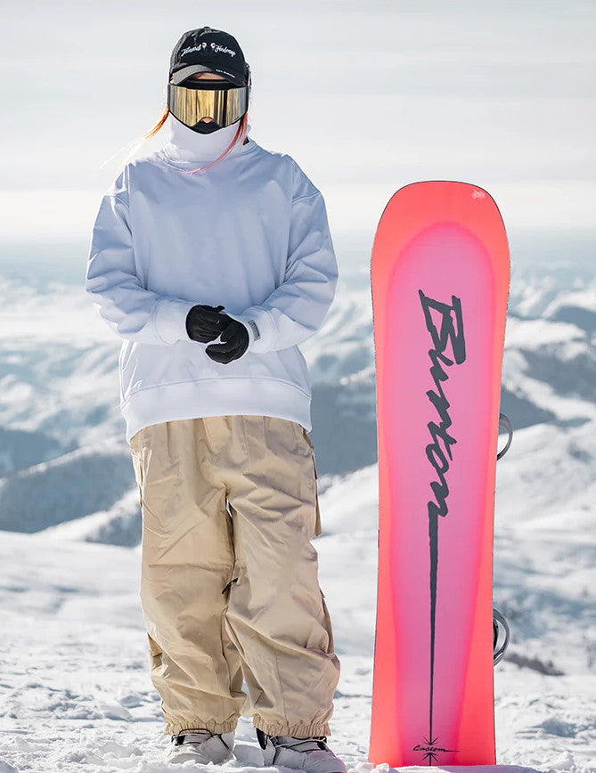 Women's Baggy Snowboard Pants - Cargo Snow Ski Snowboarding Outerwear