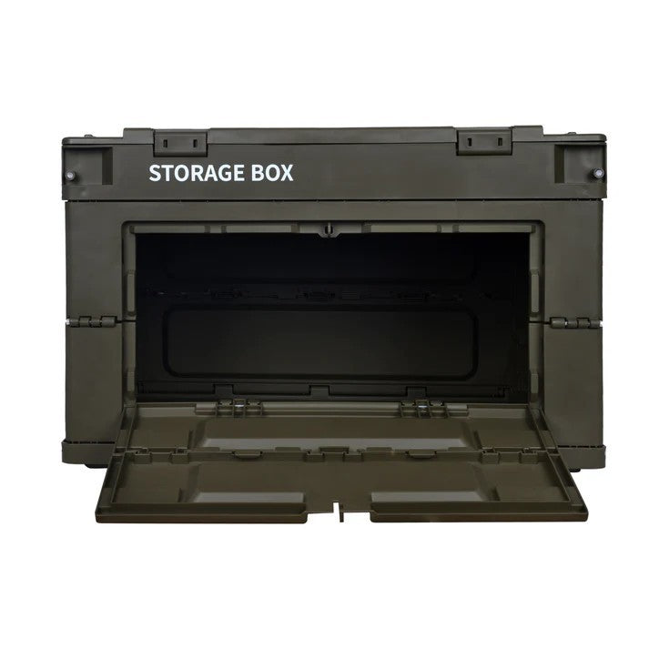 Heavy Duty Collapsible Storage Box with Lid for Home & Camping