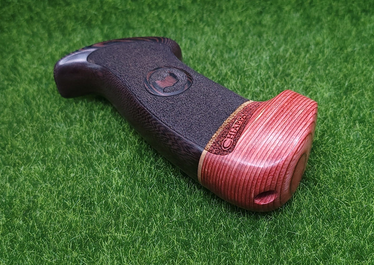 Pistol Grip for Chiappa Rhino Revolver Walnut Wood Micarta with Rosewood