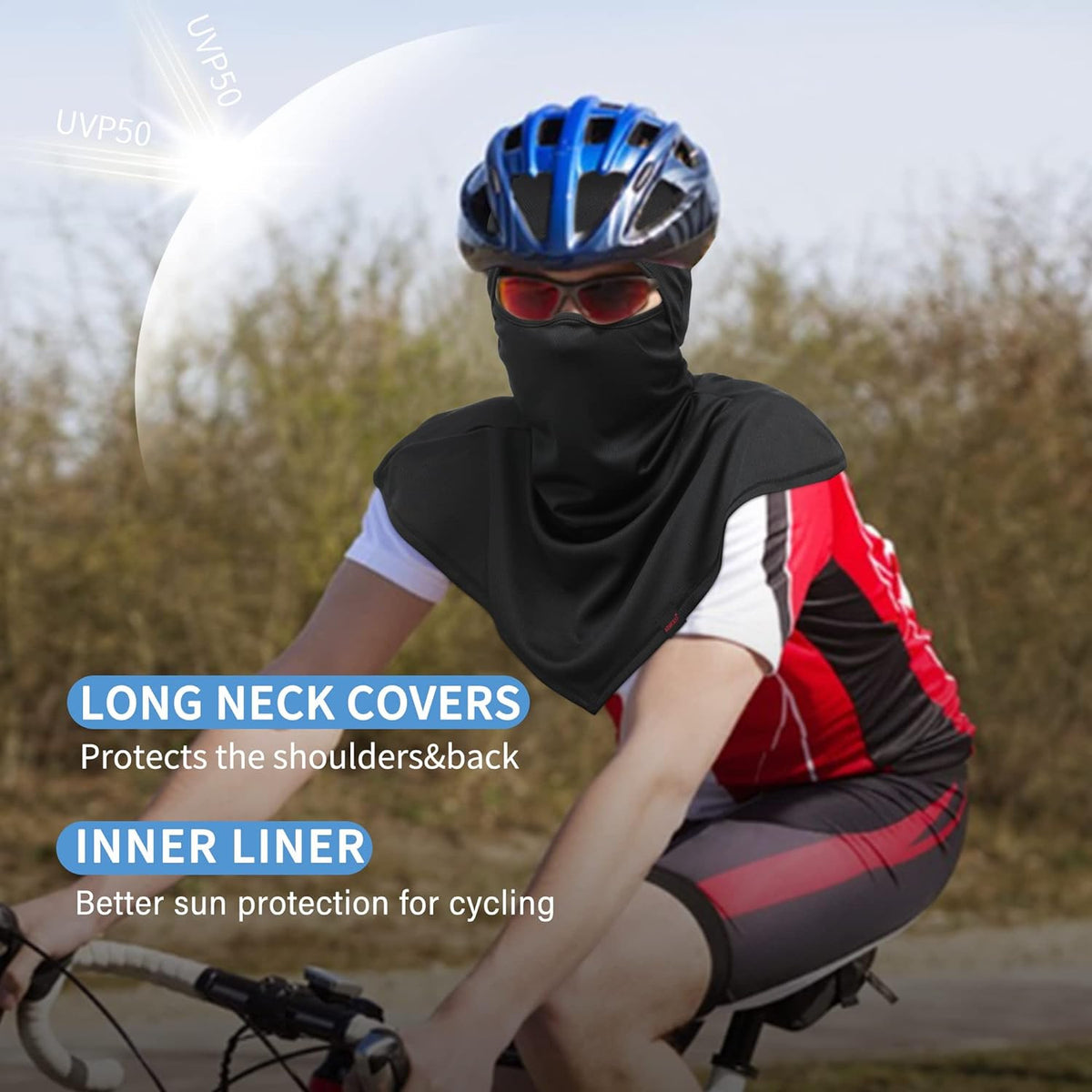 3 Pack Unisex Motorcycle Balaclava Masks for Cold Weather