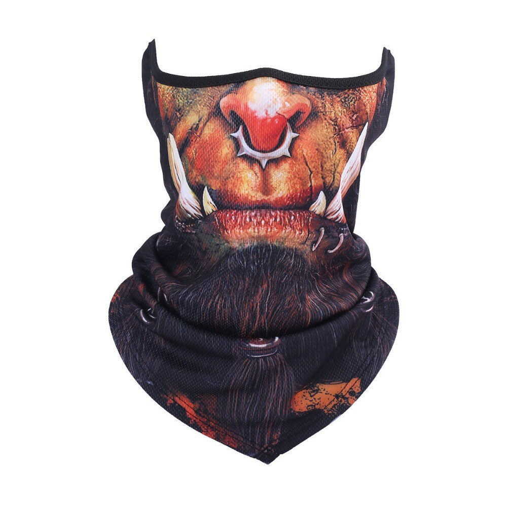 Unbranded Animal Print Face Cover Mask - Neck Gaiter for Outdoor Sports