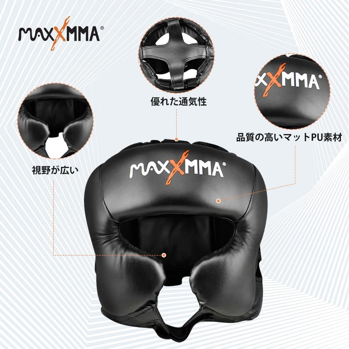 L/XL Boxing Headgear with Adjustable Foam Protection for MMA & Sparring