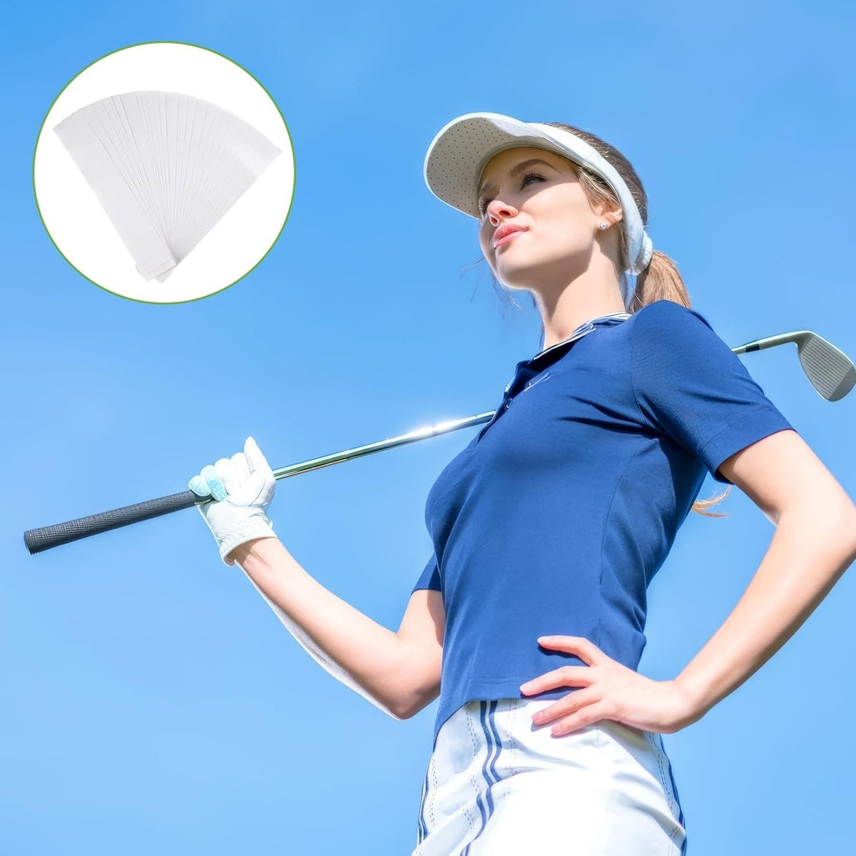 Golf Grip Tape Kit - 50 High-Quality Regripping Strips for Clubs