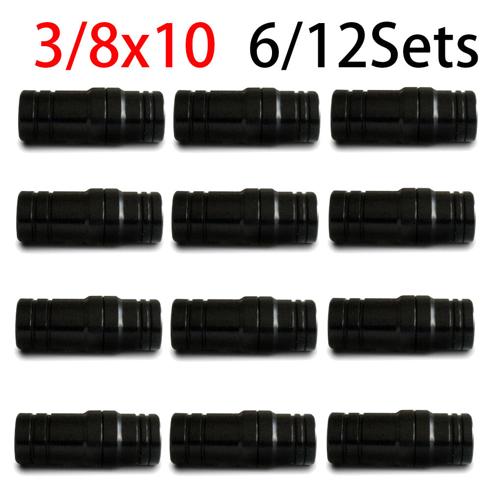 Joint Protectors 3/8 x 10 for Billiard Pool Cues – 6 or 12 Sets (Unbranded)
