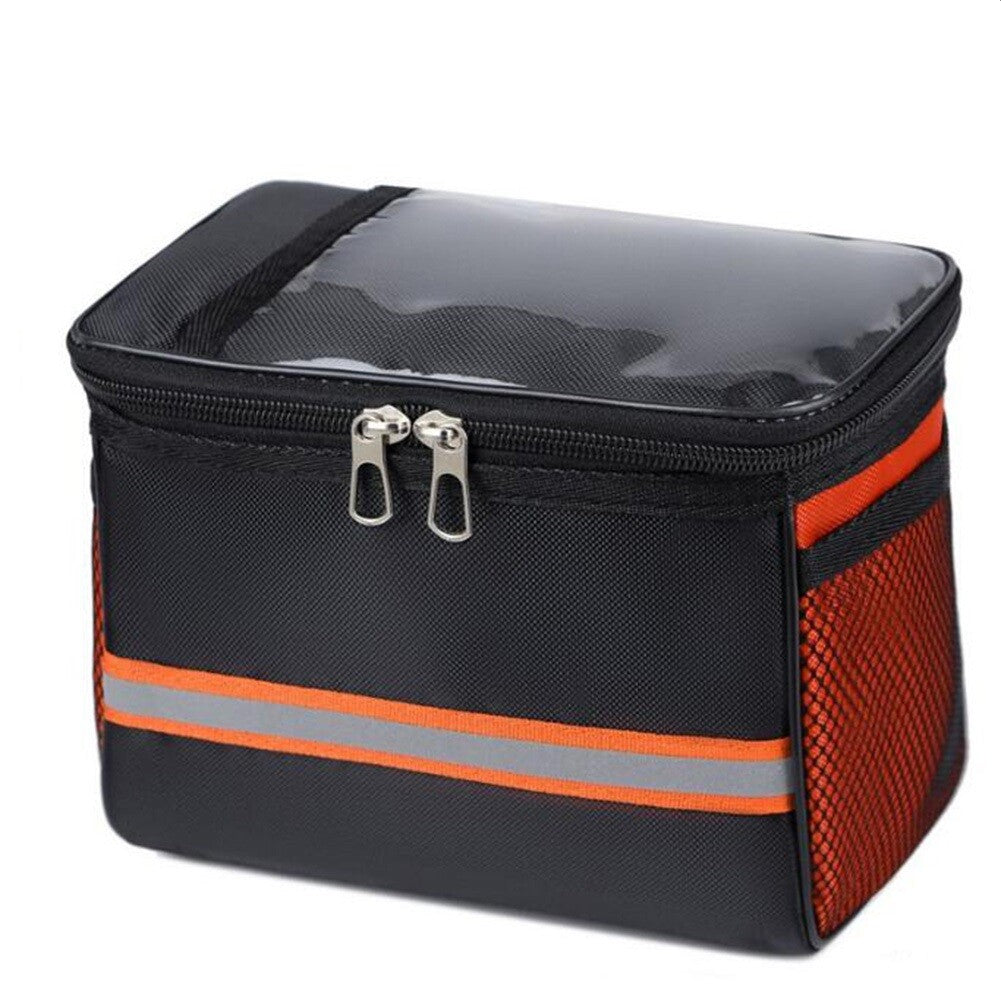 Waterproof Bicycle Handlebar Bag MTB Front Frame Storage Pouch - Unbranded