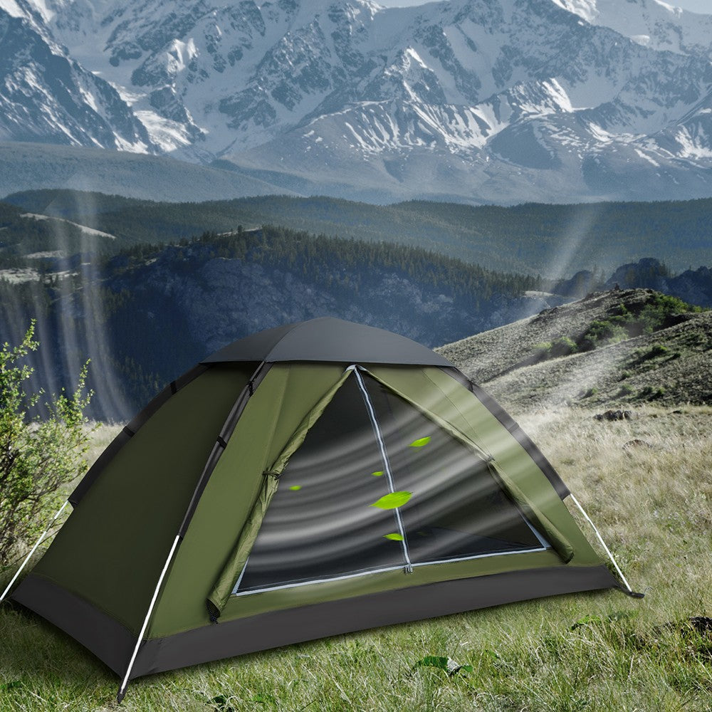 Waterproof 1-2 Person Camping Tent for Backpacking & Hiking – Easy Setup, Light & Heavy Rainproof