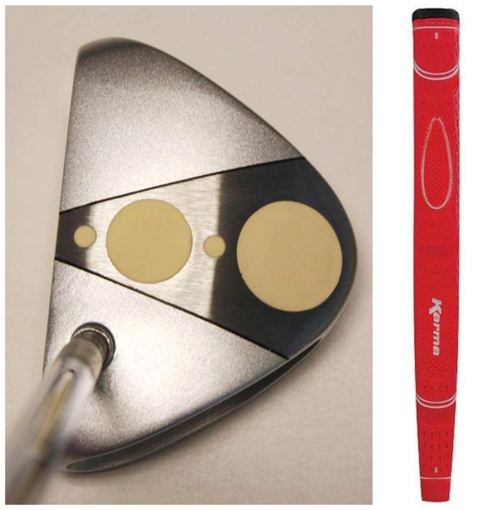35-Inch Men's Golf Putter Stroke Master Red - Precision Mallet Club