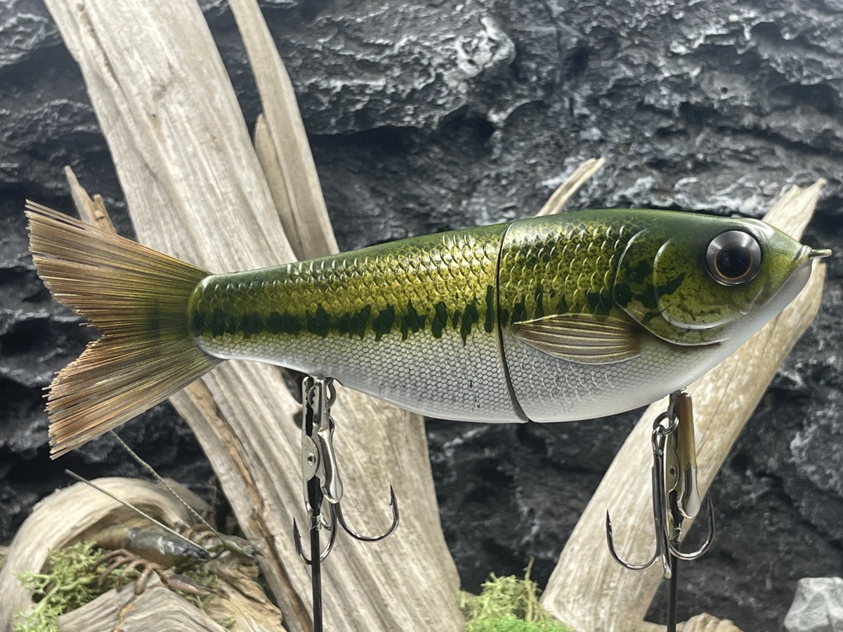 7-Inch Soft Plastic Fishing Bait Shad Lure - 2.4oz Glider Bait