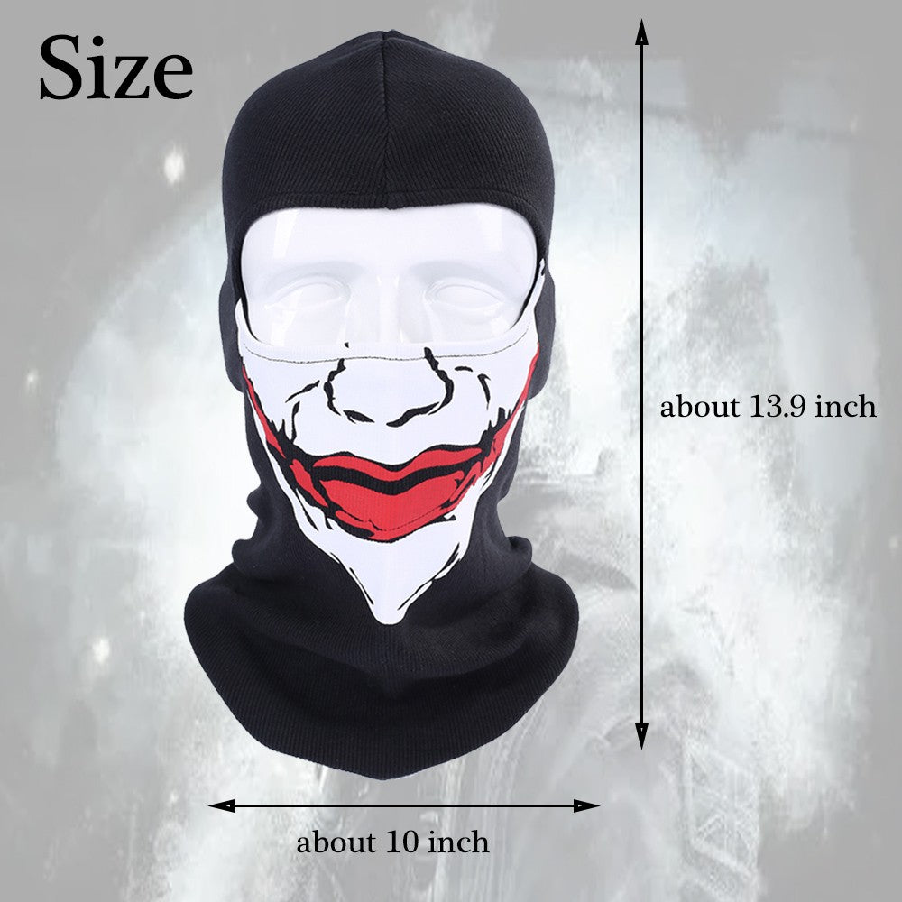 Full Face Mask Scary Cosplay Skull Balaclava for Cycling Skiing Men Women