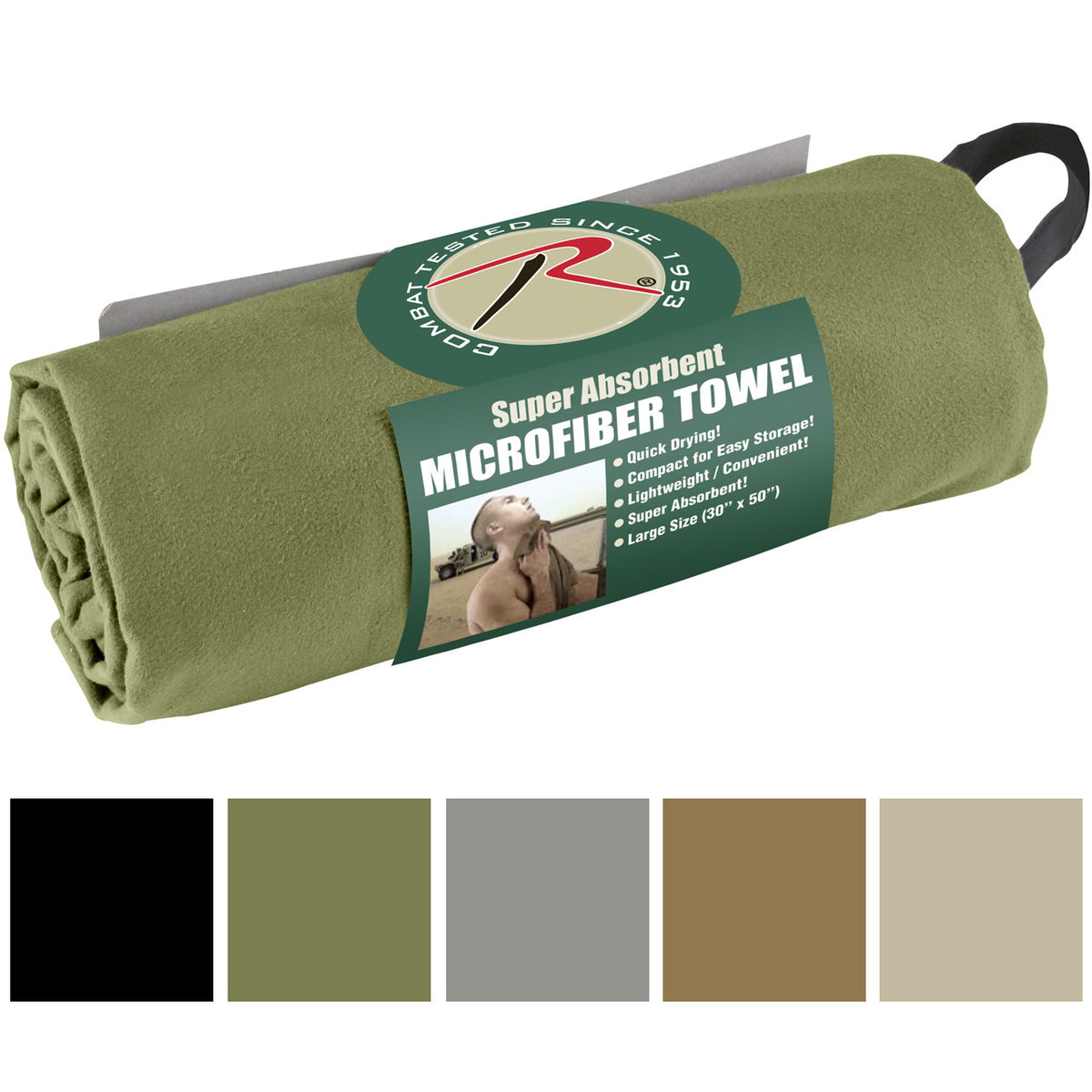 Microfiber Quick Dry Towel - Lightweight, Absorbent, Packable for Travel & Outdoor Use