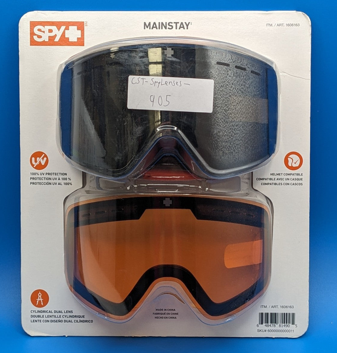 Dual Lens Snow Goggles with Interchangeable Lenses and OTG Compatibility
