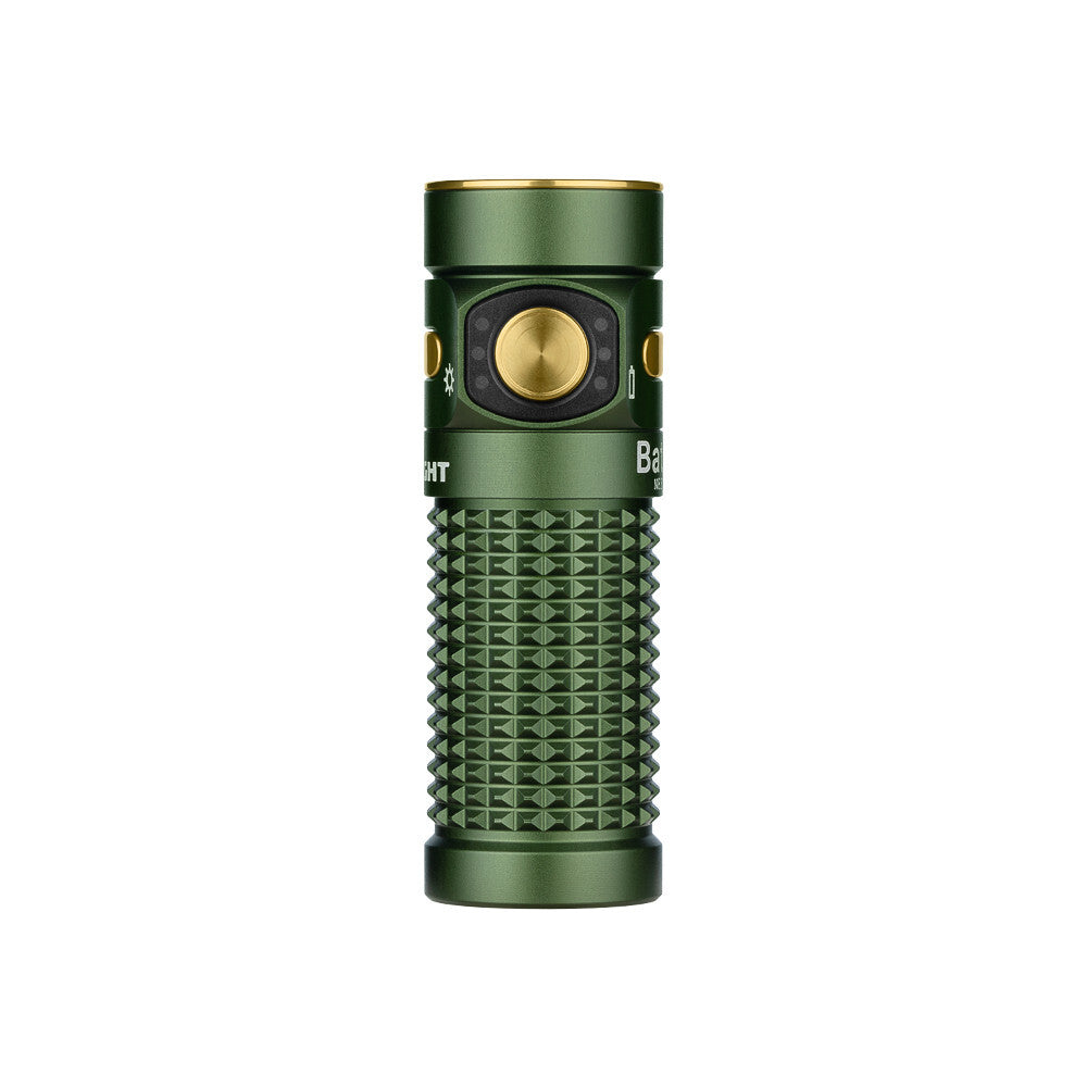 Rechargeable Waterproof LED Flashlight 1300 Lumens OD Green Compact Light